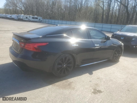 2017 Nissan Maxima SR with VIN 1N4AA6AP1HC405025, listed as a Copart auction lot 52280905 with 79,454 mi miles and Salvage Title. Bid and sale history available at carsss.com. Image 3.