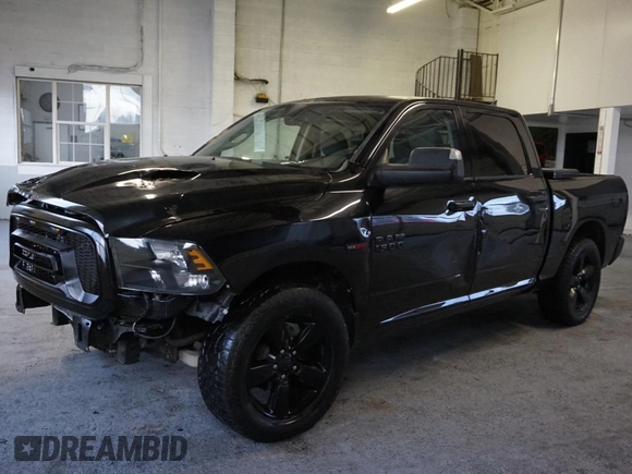 2018 Ram 1500 Big Horn with VIN 1C6RR6LM8JS354103, listed as a Copart auction lot 70140234 with 100,765 mi miles and Salvage Title. Bid and sale history available at carsss.com. Image 2.