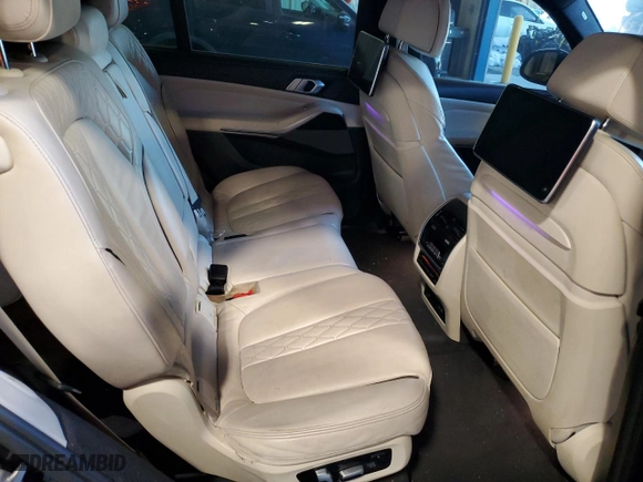 2019 BMW X7 xDrive40i with VIN 5UXCW2C58KL081960, listed as a Copart auction lot 46774765 with 118,886 mi miles and Salvage Title. Bid and sale history available at carsss.com. Image 11.