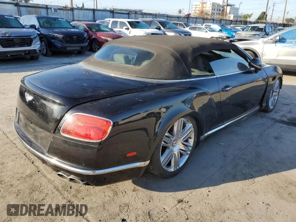 2016 Bentley Continental GT V8 with VIN SCBGT3ZA5GC053310, listed as a Copart auction lot 45535345 with 19,419 mi miles and Clean Title. Bid and sale history available at DreamBid. Image 3.