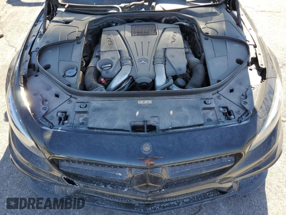 2017 Mercedes-Benz S 550 with VIN WDDXK8CB3HA021330, listed as a Copart auction lot 57105644 with 34,794 mi miles and Salvage Title. Bid and sale history available at DreamBid. Image 11.