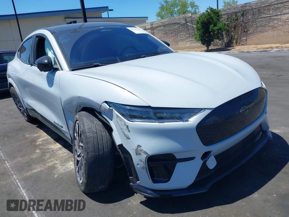 2021 Ford Mustang Mach-E GT with VIN 3FMTK4SX7MME00127, listed as a IAAI auction lot 42229237 with 19,203 mi miles and . Bid and sale history available at DreamBid. Image 1.