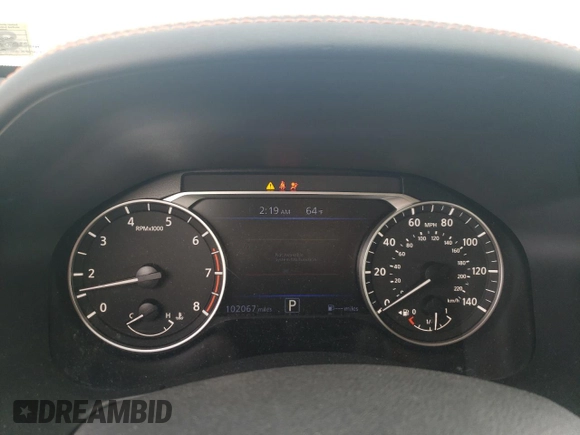 2020 Nissan Altima 2.5 SR with VIN 1N4BL4CV0LC170592, listed as a Copart auction lot 48536095 with 102,067 mi miles and Salvage Title. Bid and sale history available at carsss.com. Image 9.
