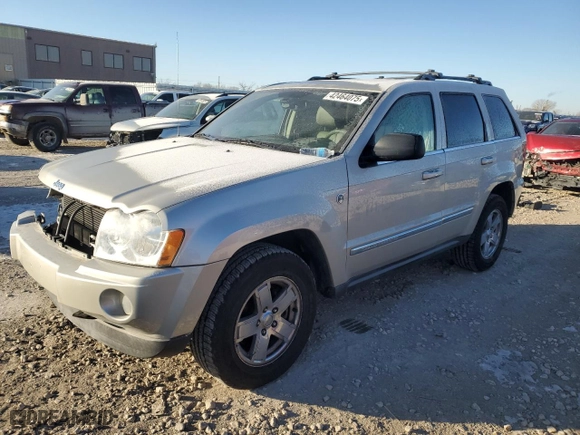 2007 Jeep Grand Cherokee Limited with VIN 1J8HR58P37C701690, listed as a Copart auction lot 42464075 with 148,145 mi miles and Salvage Title. Bid and sale history available at carsss.com. Image 1.