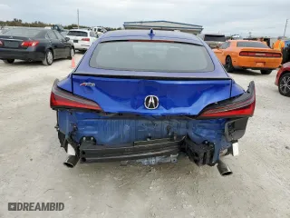 2024 Acura Integra w/A-Spec Technology Package with VIN 19UDE4H66RA012231, listed as a Copart auction lot 78201484 with 0 mi miles and Salvage Title. Bid and sale history available at carsss.com. Image 6.