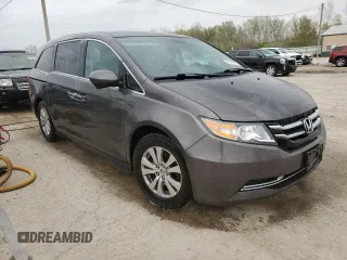 2016 Honda Odyssey SE with VIN 5FNRL5H33GB155907, listed as a Copart auction lot 53919625 with 119,198 mi miles and Salvage Title. Bid and sale history available at DreamBid. Image 4.