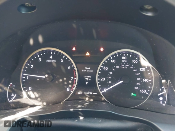 2013 Lexus ES 4dr Sdn with VIN JTHBK1GG1D2023369, listed as a IAAI auction lot 41539886 with 136,492 mi miles. Bid and sale history available at carsss.com. Image 7.