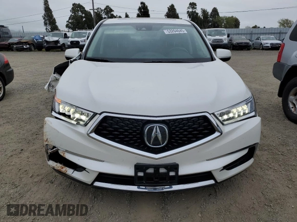 2019 Acura MDX Technology with VIN 5J8YD4H50KL003207, listed as a Copart auction lot 53204645 with 48,476 mi miles and Salvage title. Bid and sale history available at DreamBid. Image 5.