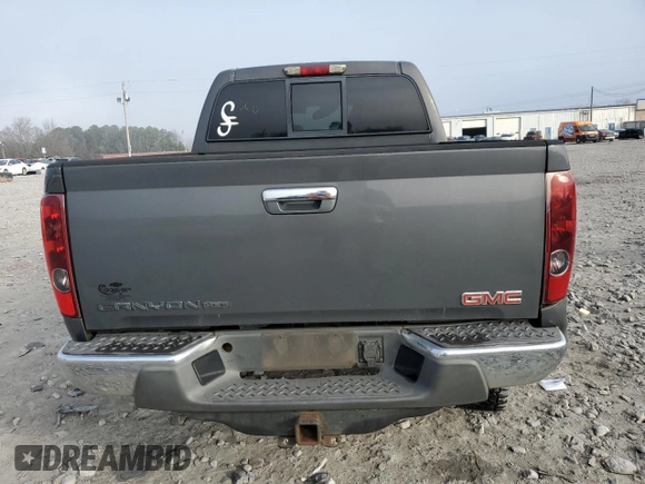 2009 GMC Canyon SLE2 with VIN 1GTDT13L098123154, listed as a Copart auction lot 43638685 with 319,918 mi miles and Salvage Title. Bid and sale history available at carsss.com. Image 6.