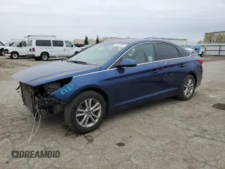 2017 Hyundai Sonata 2.4L with VIN 5NPE24AF7HH578038, listed as a Copart auction lot 45345845 with 92,114 mi miles and Salvage Title. Bid and sale history available at carsss.com. Image 1.
