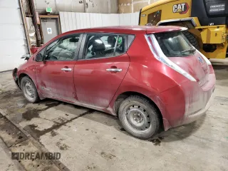 2013 Nissan LEAF S with VIN 1N4AZ0CP8DC405875, listed as a Copart auction lot 42643525 with 75,824 mi miles and Clean title. Bid and sale history available at DreamBid. Image 2.