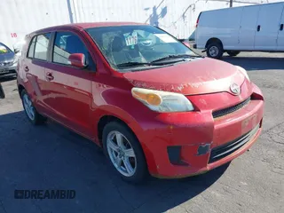 2008 Scion xD with VIN JTKKU10408J027767, listed as a IAAI auction lot 42057994 with 207,212 mi miles. Bid and sale history available at carsss.com. Image 1.