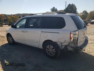 2011 Kia Sedona LX with VIN KNDMG4C76B6398313, listed as a Copart auction lot 77766494 with 244,988 mi miles and Salvage Title. Bid and sale history available at carsss.com. Image 2.