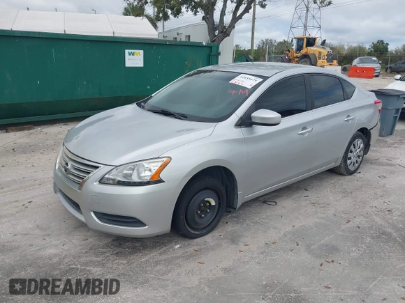 2014 Nissan Sentra S with VIN 3N1AB7AP5EY312737, listed as a IAAI auction lot 41655475 with 165,905 mi miles and . Bid and sale history available at DreamBid. Image 2.