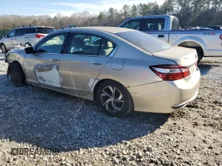 2017 Honda Accord Sedan LX with VIN 1HGCR2F39HA085508, listed as a Copart auction lot 88021855 with 126,059 mi miles and Salvage Title. Bid and sale history available at carsss.com. Image 2.