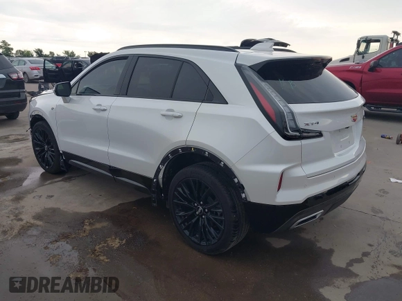 2024 Cadillac XT4 FWD Sport with VIN 1GYFZER42RF246488, listed as a IAAI auction lot 42029551 with 6,476 mi miles and . Bid and sale history available at DreamBid. Image 3.