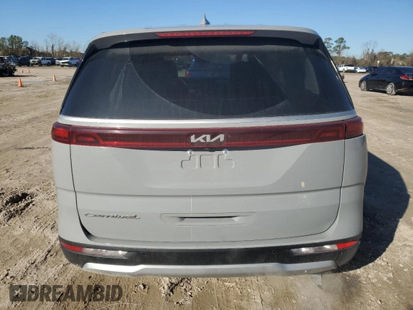 2022 Kia Carnival EX with VIN KNDNC5H38N6138625, listed as a Copart auction lot 43135535 with 53,070 mi miles and Salvage Title. Bid and sale history available at DreamBid. Image 6.
