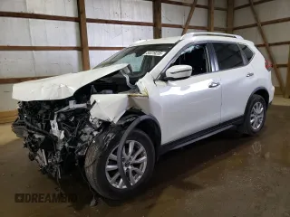 2019 Nissan Rogue SV with VIN KNMAT2MV9KP549767, listed as a Copart auction lot 54419235 with 58,400 mi miles and Salvage Title. Bid and sale history available at carsss.com. Image 1.
