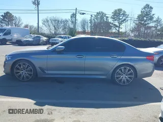 2018 BMW 5 Series 540i with VIN WBAJE5C59JWA96901, listed as a IAAI auction lot 41690919 with 67,395 mi miles and . Bid and sale history available at carsss.com. Image 14.