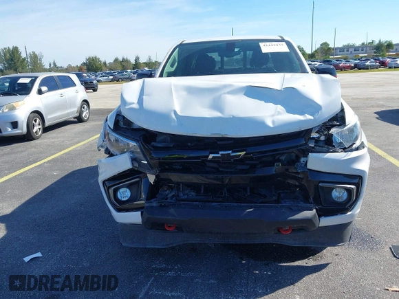 2021 Chevrolet Colorado 2WD LT z VIN 1GCGSCEN3M1276560, wystawiony jako IAAI lot #41442039 z przebiegiem 82 538 mil mil oraz . Historia ofert i sprzedaży dostępna na DreamBid. Obrazek 6.