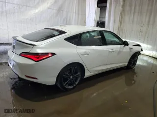 2023 Acura Integra w/A-Spec Package with VIN 19UDE4H36PA018789, listed as a Copart auction lot 71048464 with 33,634 mi miles and Salvage Title. Bid and sale history available at carsss.com. Image 3.