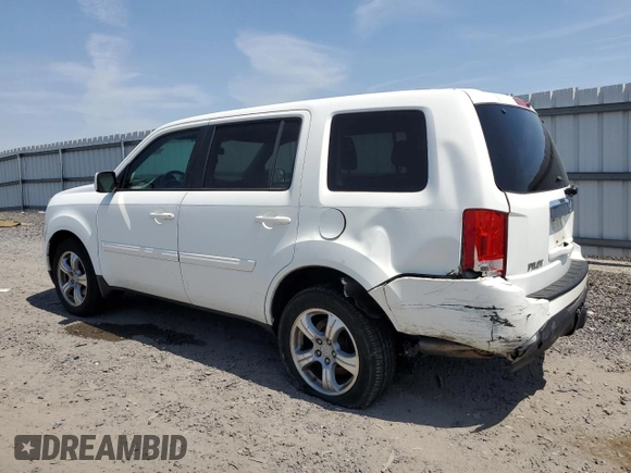 2013 Honda Pilot EX-L with VIN 5FNYF4H56DB012332, listed as a Copart auction lot 53898005 with 96,885 mi miles and Salvage Title. Bid and sale history available at carsss.com. Image 2.