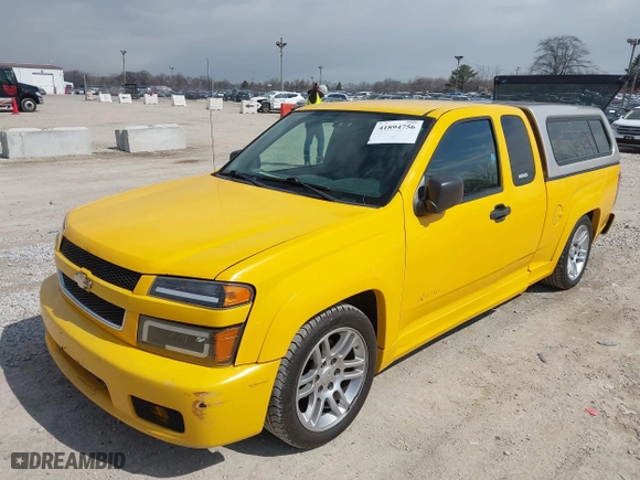 2005 Chevrolet Colorado LS ZQ8 with VIN 1GCCS196158205579, listed as a IAAI auction lot 41894756 with 236,670 mi miles. Bid and sale history available at carsss.com. Image 2.