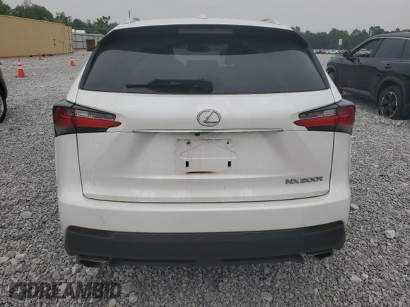 2015 Lexus NX 200t with VIN JTJBARBZ1F2034948, listed as a Copart auction lot 60668105 with 80,749 mi miles and Salvage title. Bid and sale history available at DreamBid. Image 6.
