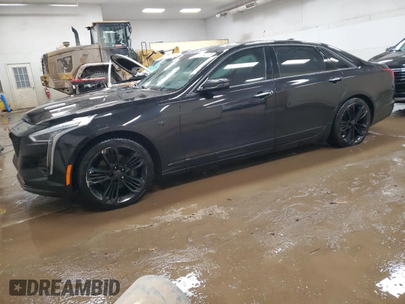 2020 Cadillac CT6 Premium Luxury with VIN 1G6KE5RS1LU108493, listed as a Copart auction lot 87743705 with 39,088 mi miles and Salvage title. Bid and sale history available at DreamBid. Image 1.