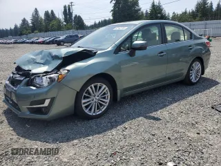 2015 Subaru Impreza Limited with VIN JF1GJAM61FH012447, listed as a Copart auction lot 62102795 with 143,608 mi miles and Salvage title. Bid and sale history available at DreamBid. Image 1.
