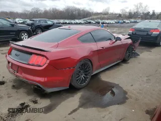 2017 Ford Mustang GT with VIN 1FA6P8CF3H5244105, listed as a Copart auction lot 52012555 with 62,270 mi miles and Salvage title. Bid and sale history available at DreamBid. Image 3.