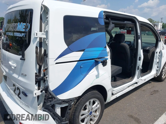 2021 Ford Transit Connect XLT with VIN NM0GS9F29M1498007, listed as a IAAI auction lot 40046420 with 79,688 mi miles and . Bid and sale history available at DreamBid. Image 17.