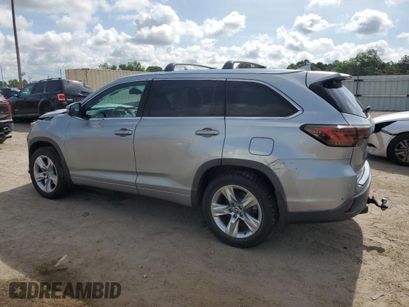 2016 Toyota Highlander Limited with VIN 5TDDKRFH1GS290074, listed as a Copart auction lot 59909005 with 205,380 mi miles and Salvage title. Bid and sale history available at DreamBid. Image 2.
