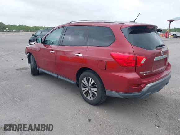 2017 Nissan Pathfinder S with VIN 5N1DR2MNXHC696400, listed as a IAAI auction lot 41968662 with 129,107 mi miles and . Bid and sale history available at DreamBid. Image 3.