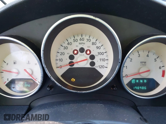 2009 Dodge Caliber SXT with VIN 1B3HB48A89D118869, listed as a IAAI auction lot 41315552 with 198,986 mi miles and . Bid and sale history available at DreamBid. Image 7.