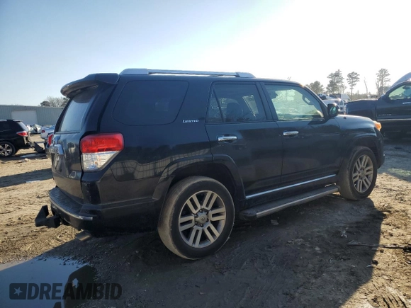 2010 Toyota 4Runner Trail with VIN JTEBU5JR9A5014194, listed as a Copart auction lot 46406685 with 192,118 mi miles and Salvage Title. Bid and sale history available at DreamBid. Image 3.