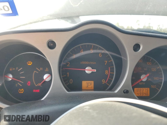 2008 Nissan 350Z Enthusiast with VIN JN1BZ34E18M750990, listed as a Copart auction lot 76414184 with 188,375 mi miles and Salvage Title. Bid and sale history available at carsss.com. Image 9.