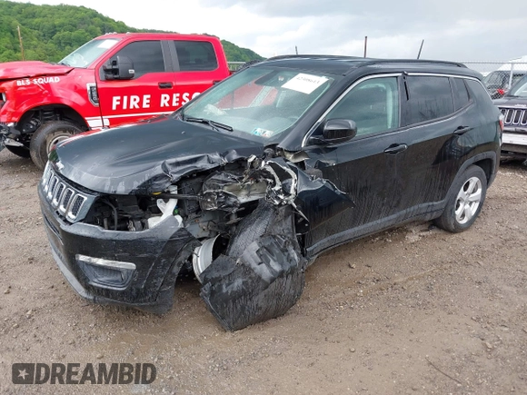 2018 Jeep Compass Latitude z VIN 3C4NJDBB6JT480333, wystawiony jako IAAI lot #42308613 z przebiegiem 64 307 mil mil oraz . Historia ofert i sprzedaży dostępna na DreamBid. Obrazek 17.