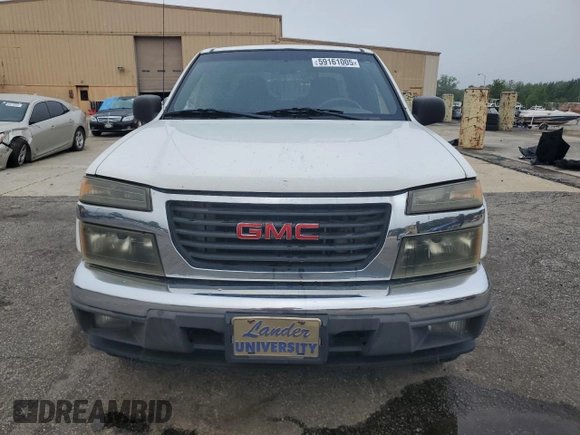 2007 GMC Canyon SLE1 z VIN 1GTDS13E678222966, wystawiony jako Copart lot #59161005 z przebiegiem 216 084 mil mil oraz Czysty tytuł • Clean title. Historia ofert i sprzedaży dostępna na DreamBid. Obrazek 5.