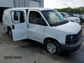2013 Chevrolet Express Cargo Van with VIN 1GCWGFCA0D1127084, listed as a Copart auction lot 53928134 with 510,411 mi miles and Non Repairable. Bid and sale history available at carsss.com. Image 4.