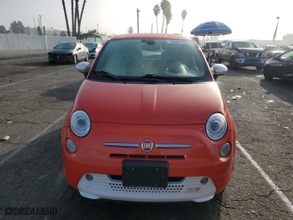 2016 FIAT 500e with VIN 3C3CFFGE3GT180351, listed as a Copart auction lot 75335724 with 41,569 mi miles and Clean Title. Bid and sale history available at carsss.com. Image 5.