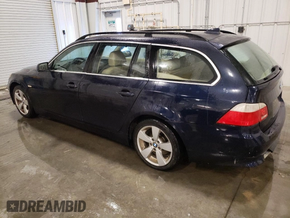 2006 BMW 5 Series 530xi with VIN WBANN73516CN03435, listed as a Copart auction lot 88636495 with 163,780 mi miles and Salvage Title. Bid and sale history available at carsss.com. Image 2.