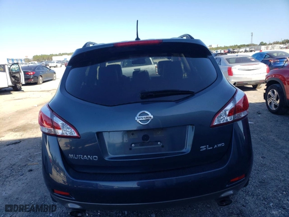 2013 Nissan Murano LE with VIN JN8AZ1MWXDW306161, listed as a Copart auction lot 43605995 with 116,909 mi miles and Clean Title. Bid and sale history available at carsss.com. Image 6.