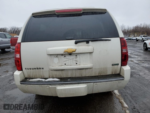 2012 Chevrolet Suburban LTZ with VIN 1GNSKKE77CR326213, listed as a Copart auction lot 44882115 with 132,842 mi miles and Salvage Title. Bid and sale history available at carsss.com. Image 6.