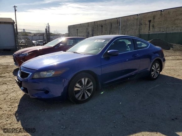 2010 Honda Accord Cpe EX-L with VIN 1HGCS1B85AA001223, listed as a Copart auction lot 48672985 with 215630 miles and Clean Title. Bid and sale history available at carsss.com. Image 1.
