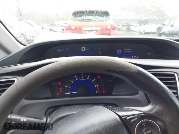 2013 Honda Civic LX with VIN 2HGFB2F50DH565533, listed as a IAAI auction lot 41774367 with 186,005 mi miles and . Bid and sale history available at DreamBid. Image 7.