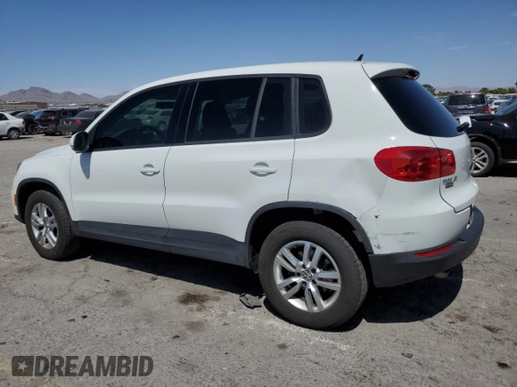 2014 Volkswagen Tiguan SE with VIN WVGAV3AX0EW614369, listed as a Copart auction lot 57664045 with 85,504 mi miles and Salvage title. Bid and sale history available at DreamBid. Image 2.