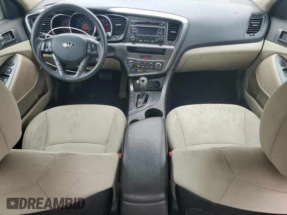 2013 Kia Optima LX z VIN KNAGM4A76D5349580, wystawiony jako Copart lot #54576975 z przebiegiem 156 241 mil mil oraz Szkoda całkowita • Salvage title. Historia ofert i sprzedaży dostępna na DreamBid. Obrazek 8.