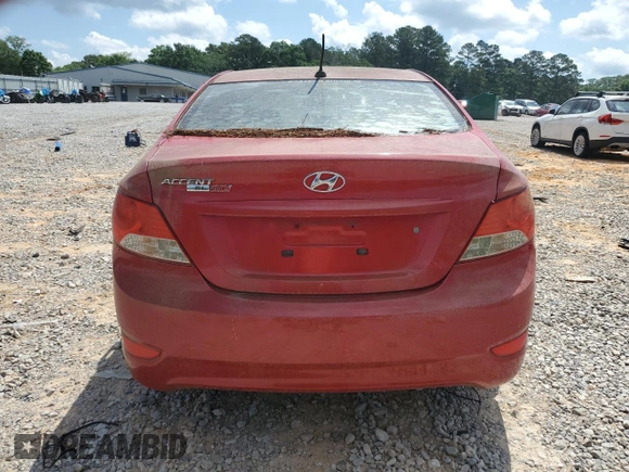 2012 Hyundai Accent GLS z VIN KMHCT4AE6CU047077, wystawiony jako Copart lot #54951655 z przebiegiem 153 614 mil mil oraz Tytuł czysty. Historia ofert i sprzedaży dostępna na DreamBid. Obrazek 6.