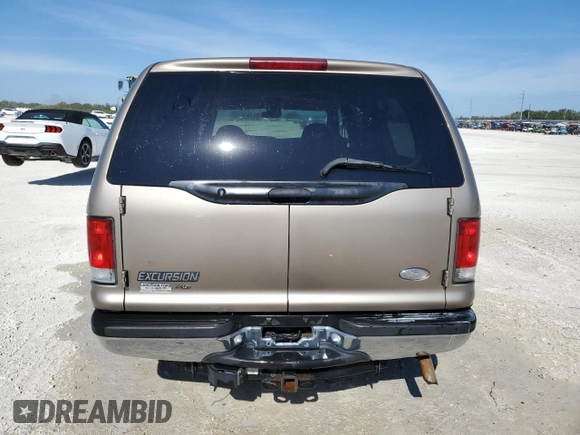 2000 Ford Excursion Special Serv z VIN 1FMNU40L7YEE15371, wystawiony jako Copart lot #83682844 z przebiegiem 252 722 mil mil oraz Nie do naprawy • Non repairable. Historia ofert i sprzedaży dostępna na DreamBid. Obrazek 6.